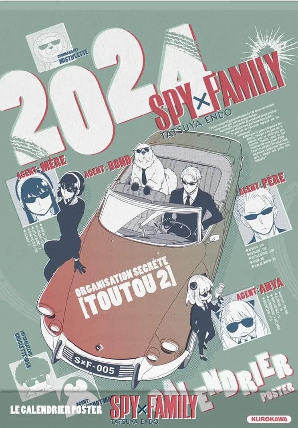 Spy x family : calendrier (édition 2024)