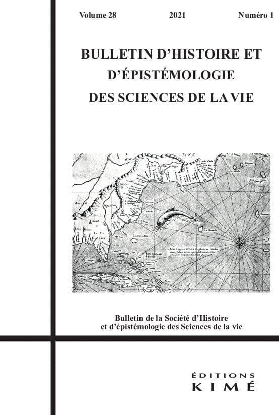 BULLETIN D'HISTOIRE ET D'EPISTEMOLOGIE DES SCIENCES DE LA VIE n.28
