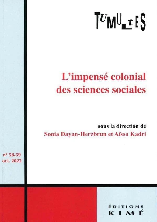 REVUE TUMULTES n.58-59 : l'impensé colonial des sciences sociales (édition 2022)