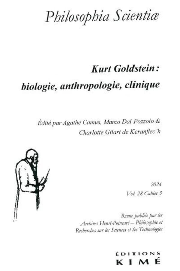 Revue Philosophia scientiae n.28 : Kurt Goldstein, le milieu et la clinique