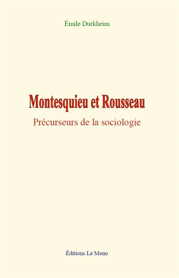 Montesquieu et rousseau