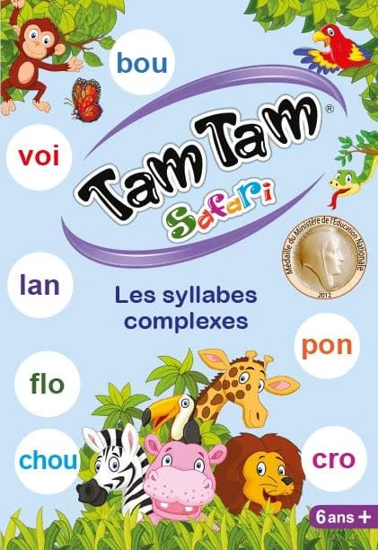 Tam Tam Safari : Les syllabes complexes ; Jeu de lecture