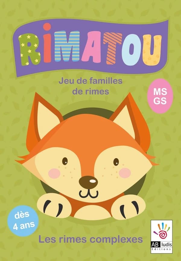 Rimatou 2 : Les rimes complexes ; Jeu de familles de rimes
