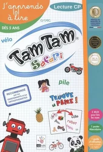 Tam Tam Safari : J'apprends à lire : Le coffret CP