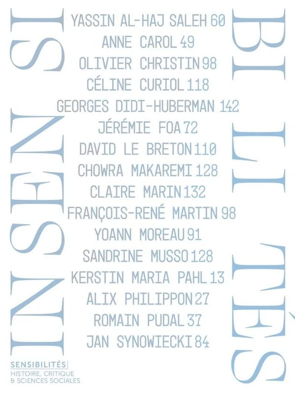 Sensibilités n.11 : insensibilités