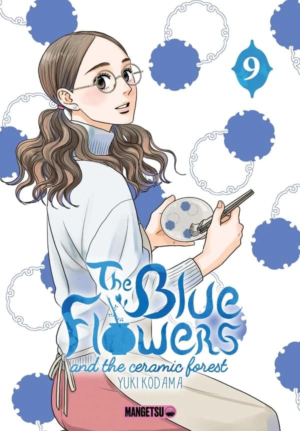 The blue flowers and the ceramic forest. 9