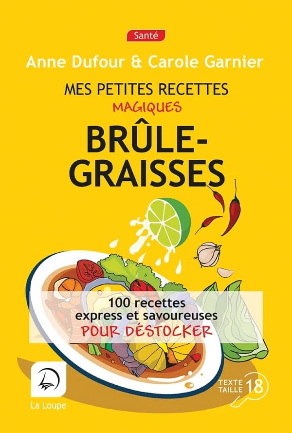 Mes petites recettes magiques brûle-graisses ([Éd.] en gros caractères) Anne Dufour, Carole Garnier