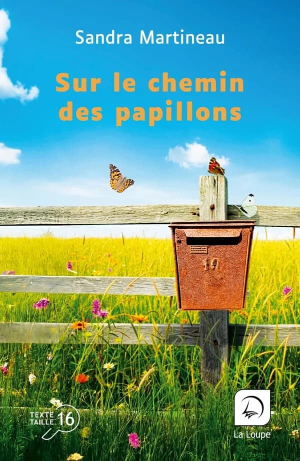 Sur le chemin des papillons : roman ([Éd.] en gros caractères) Sandra Martineau