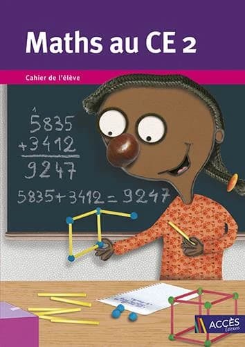 Maths au CE2 ; cahier de l'éléve