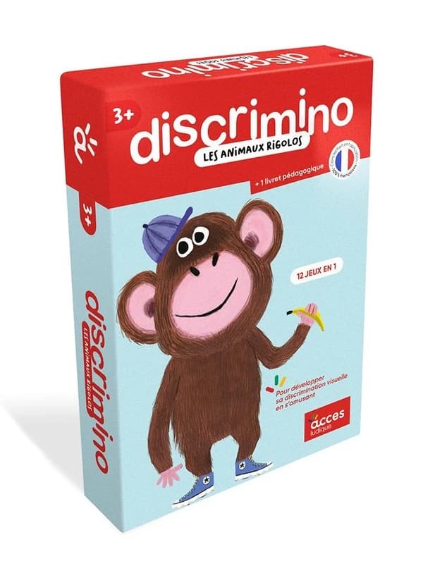 Discrimino : Les animaux rigolos ; Vers l'écriture PS