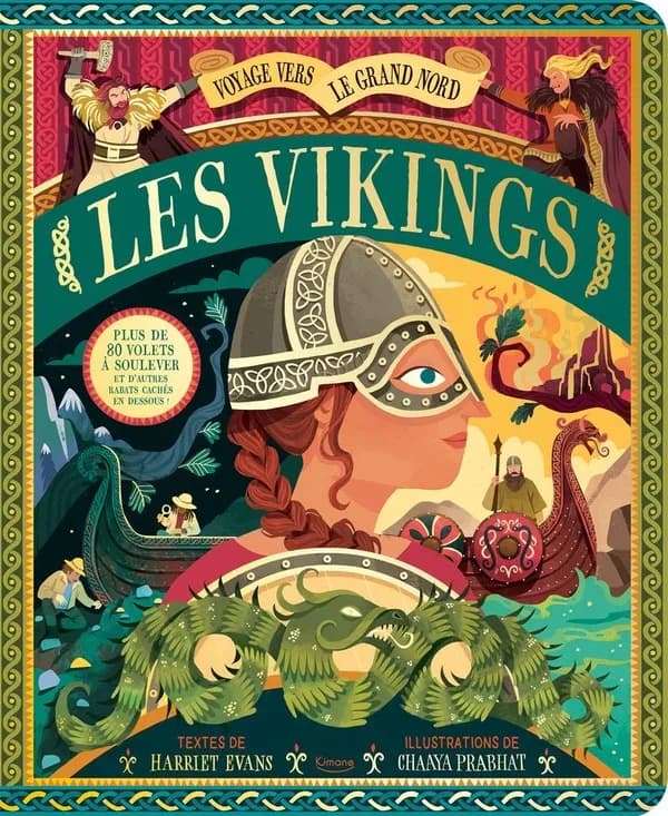 Les vikings : Plus de 80 volets à soulever et d'autres rabats cachés en dessous !