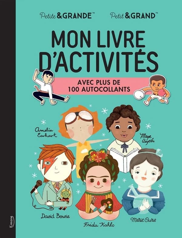 Mon livre d'activités : Petite & grande ; Avec plus de 100 autocollants