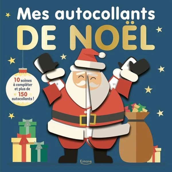 Mes autocollants de Noël : 10 scènes à compléter et plus de 150 autocollants !