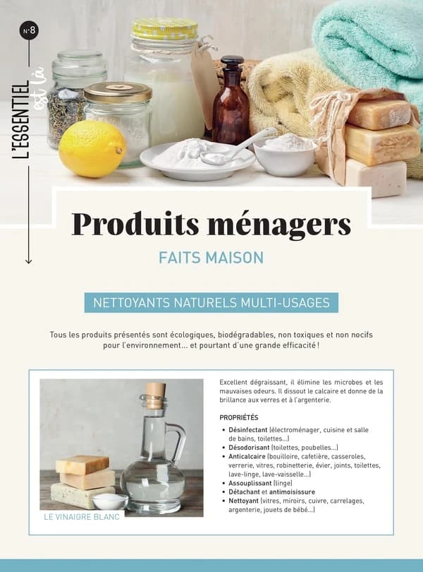 Produits ménagers faits maison : Nettoyants naturels multi-usages