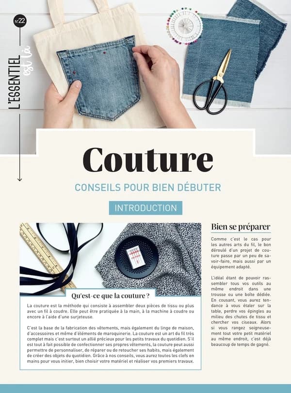 Couture : Conseils pour bien débuter