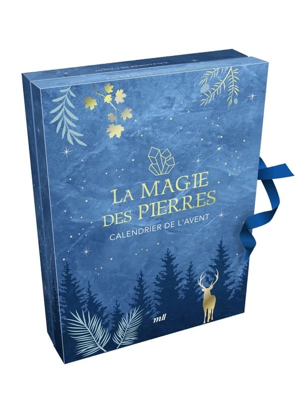 Calendrier de l'avent : La magie des pierres ; 22 pierres naturelles et des cadeaux surprises