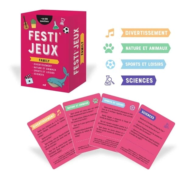 Festi'Jeux : Family ; Plus de 600 questions pour des moments conviviaux !