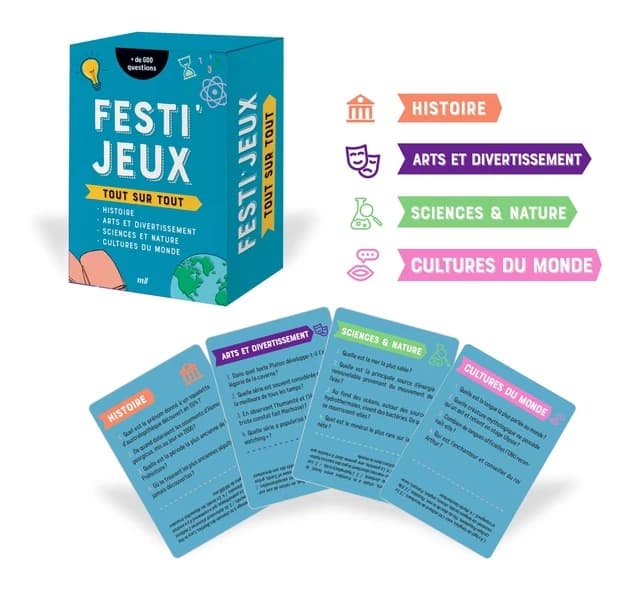 Festi'Jeux : Tout sur tout ; Plus de 600 questions de culture générale !