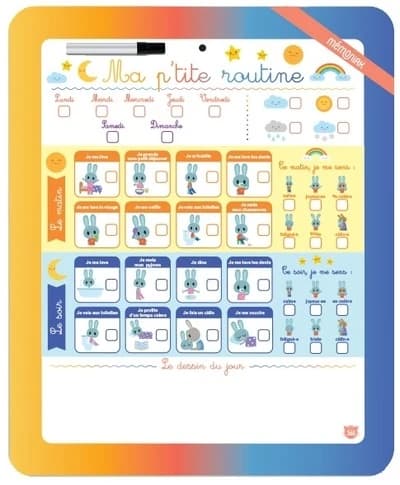 Ma petite routine du matin et du soir : Je deviens autonome !