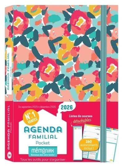 Mémoniak : Agenda familial pocket : De septembre à décembre (édition 2025