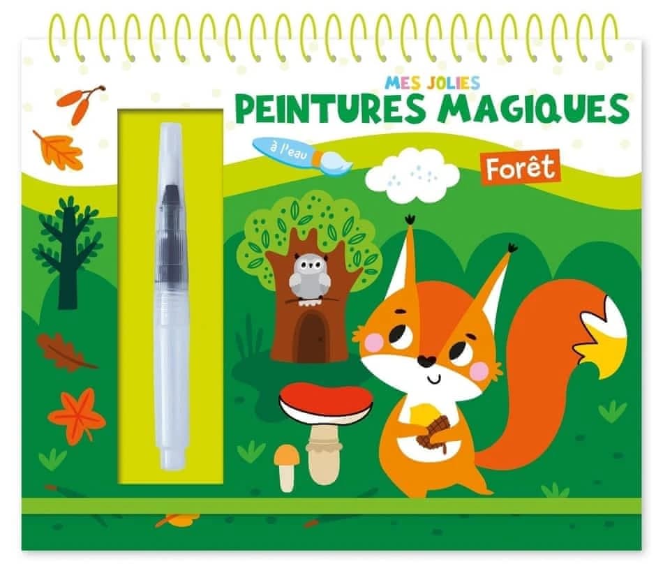 Mes jolies peintures magiques : forêt : [Album à colorier]