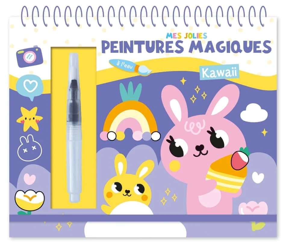 Mes jolies peintures magiques : kawaii : [Album à colorier]