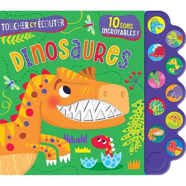 Toucher et écouter : dinosaures