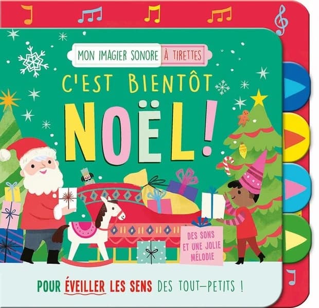 Mon imagier sonore : C'est bientôt noël ! mon imagier sonore à tirettes