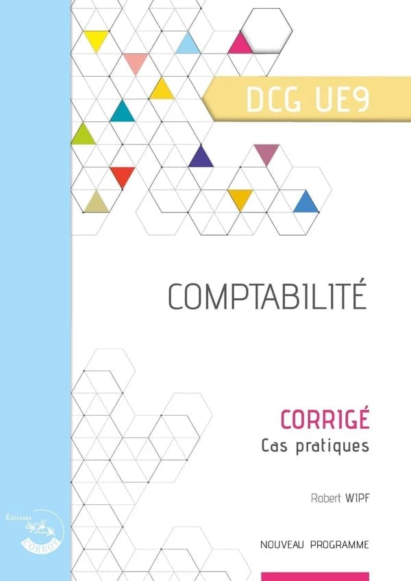 UE9 : Comptabilité ; DCG ; Corrigé (édition 2024)