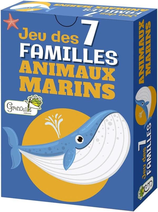 Jeu des 7 familles : animaux marins
