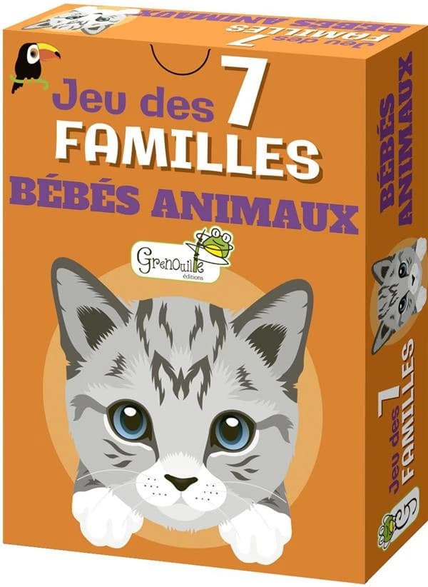Jeu des 7 familles : bébés animaux
