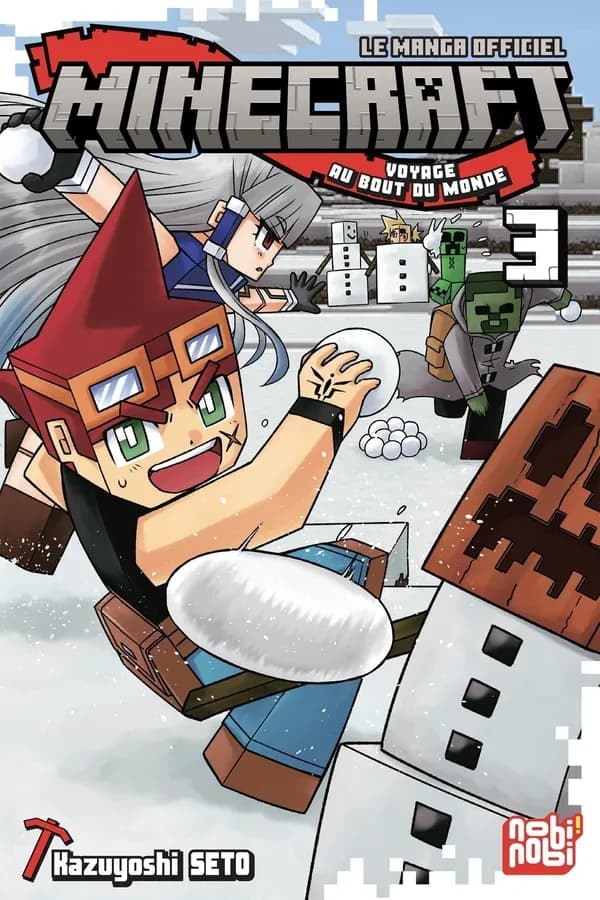 Minecraft, le manga officiel : voyage au bout du monde. 3