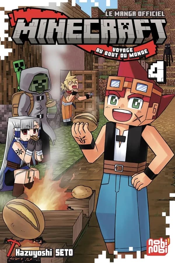 Minecraft, le manga officiel : voyage au bout du monde. 4