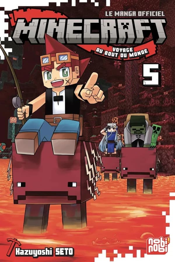 Minecraft, le manga officiel : voyage au bout du monde. 5