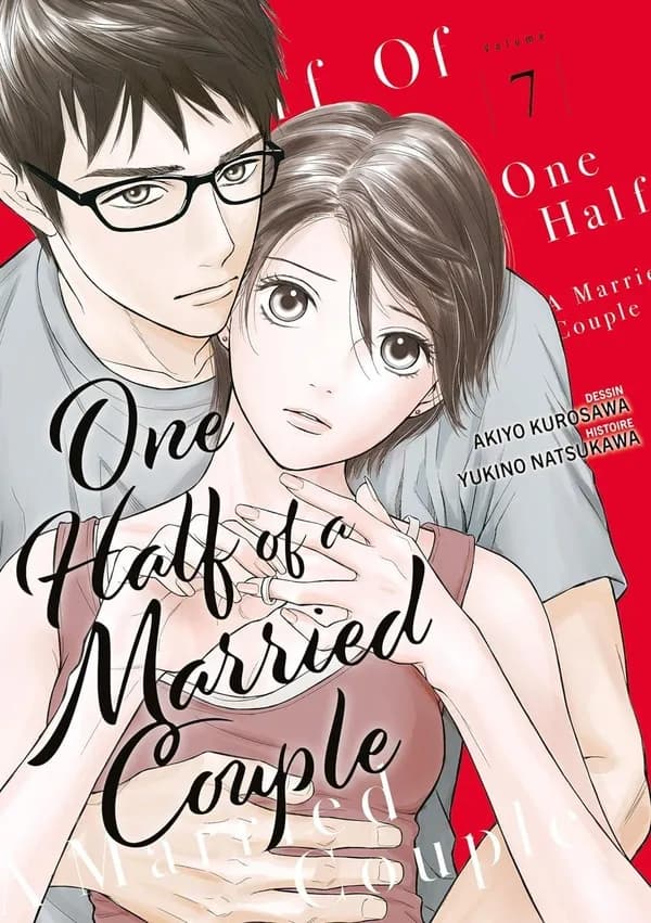 One half of a married couple. 7