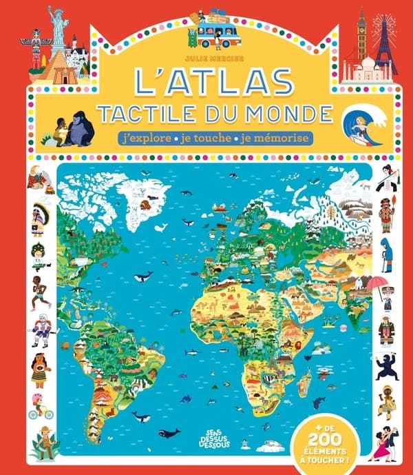 L'Atlas tactile du monde : j'explore, je touche, je mémorise