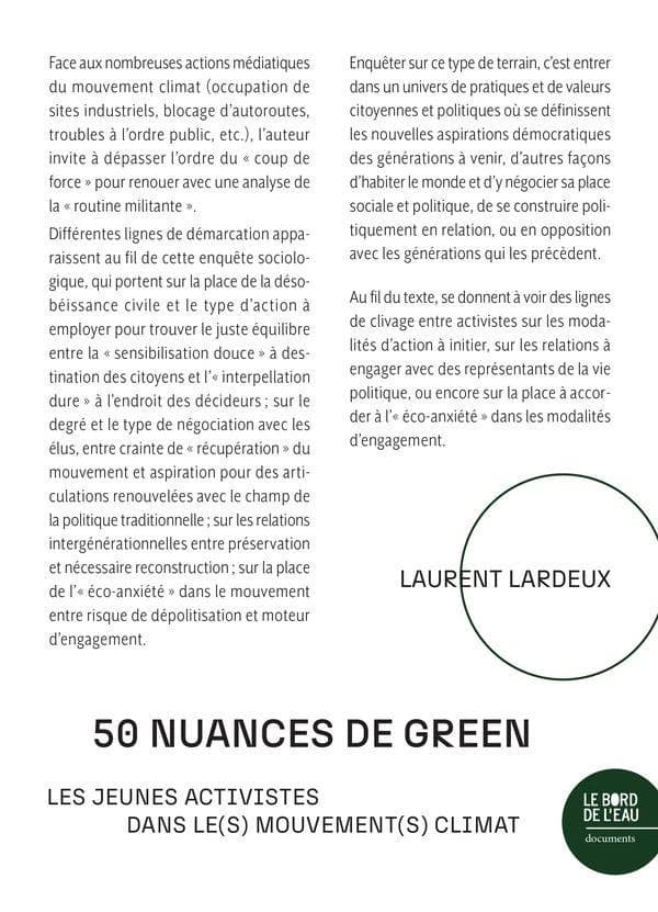 50 nuances de green : les jeunes activistes dans le(s) mouvement(s) climat