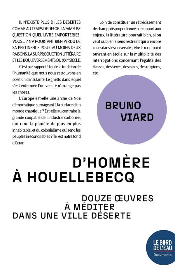 D'Homère à Houellebecq : 12 oeuvres à méditer dans une ville déserte