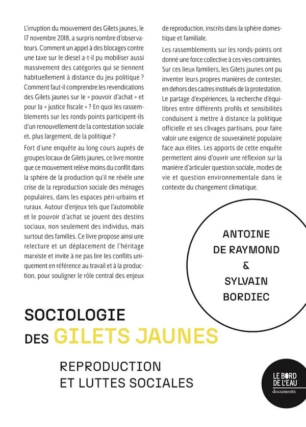 Sociologie des Gilets jaunes : Reproduction et luttes sociales