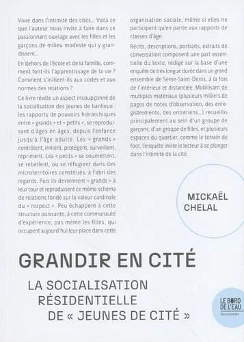 Grandir en cité : la socialisation résidentielle de jeunes de cité