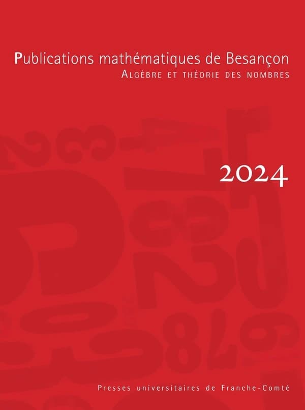 Publications mathématiques de Besançon