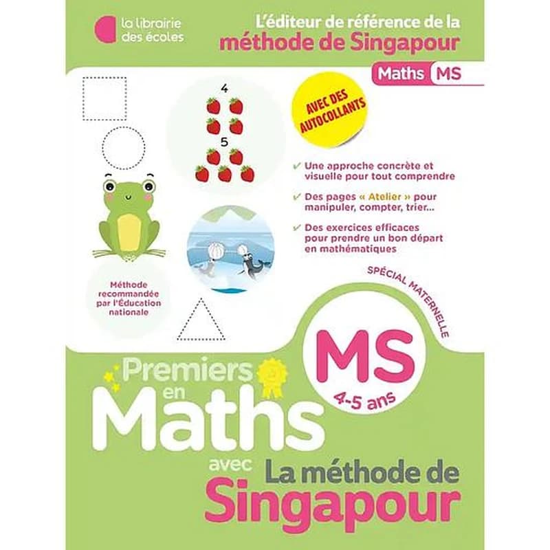 Premiers en maths : Méthode de Singapour : MS
