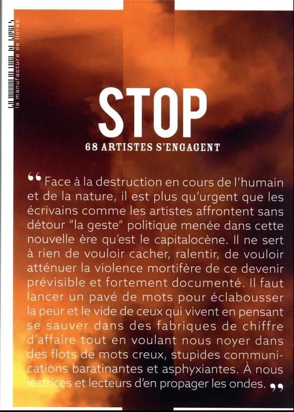 Stop : 68 auteurs et autrices disent stop