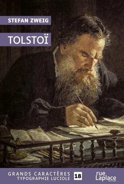 Tolstoï ([Éd. en] grands caractères) Stefan Zweig ; traduit de l'allemand par Alzir Hella et Olivier Bournac