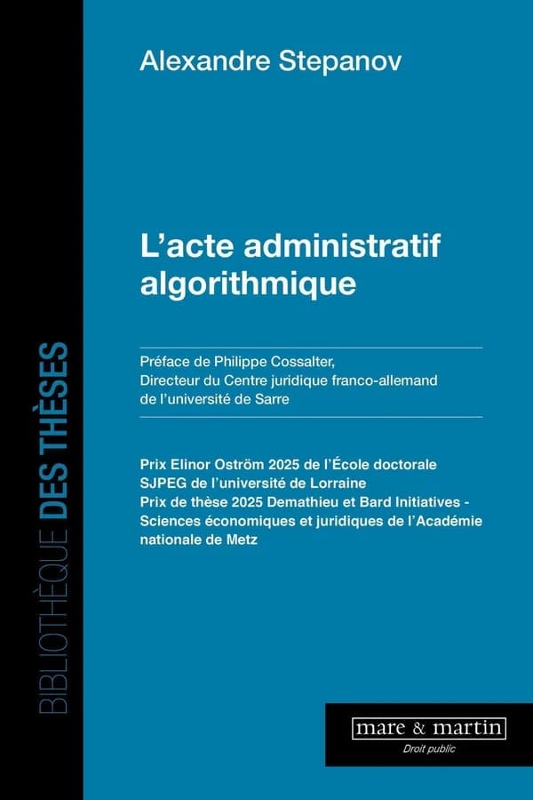 L' acte administratif algorithmique