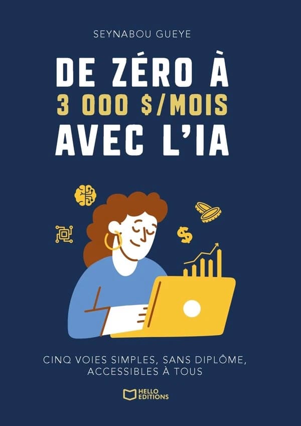 De zéro à 3000 [dollars] mois avec l'IA : cinq voies simples, sans diplôme, accessibles à tous