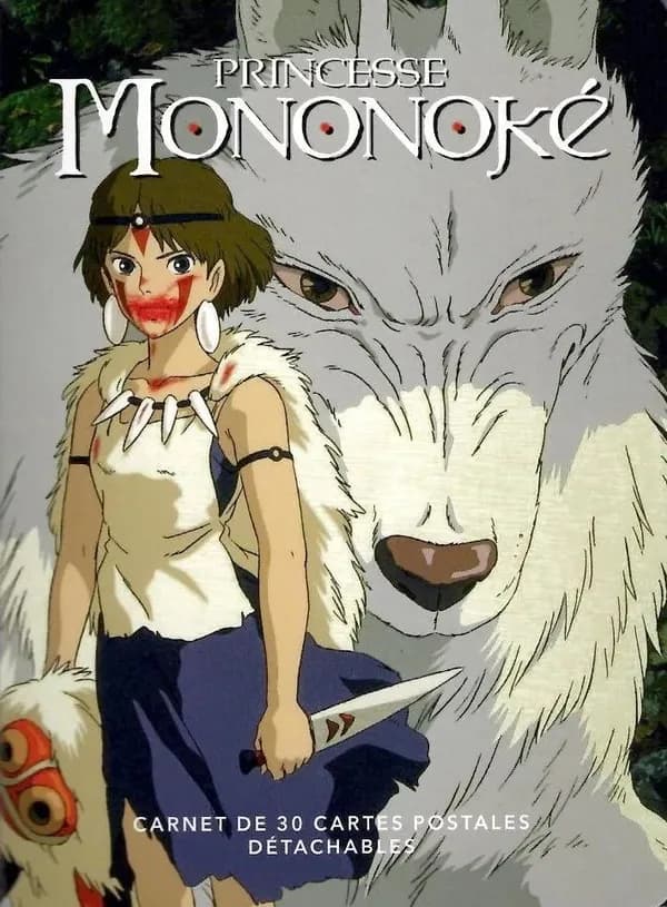 Ghibli : 30 cartes postales Mononoké