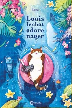 Louis le chat adore nager