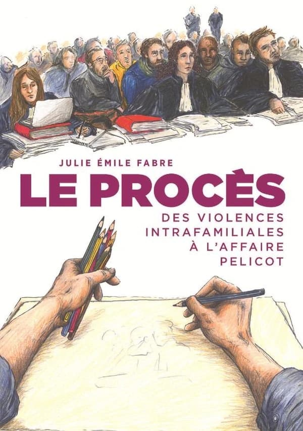 Le procès : des violences intrafamiliales à l'affaire Pelicot (Première édition) textes et dessins Julie Émile Fabre