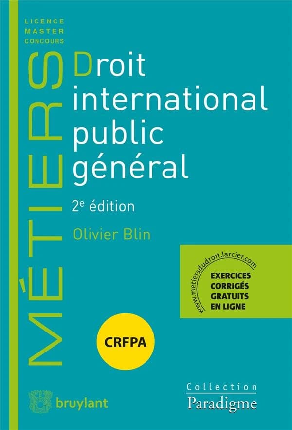 Droit international public général (2e éd.) Olivier Blin